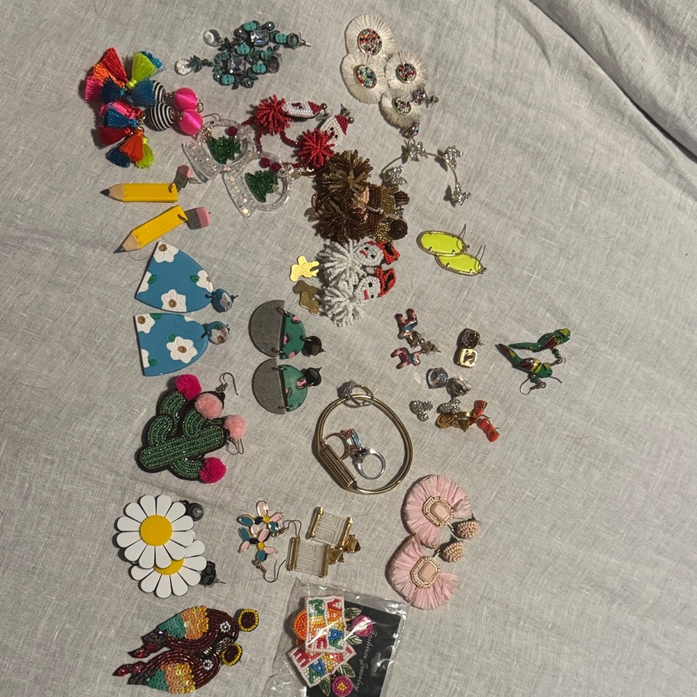 Kendra Scott Multi-Color Assorted Statement Earrings Lot